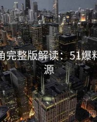 独家视角完整版解读：51爆料高清资源