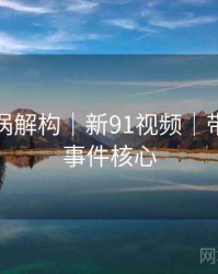 舆论漩涡解构｜新91视频｜带你深入事件核心